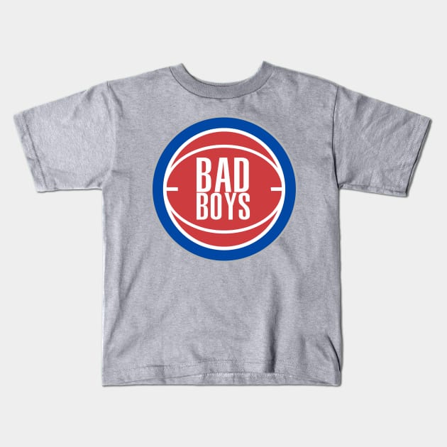 Detroit Bad Boys Kids T-Shirt by capognad